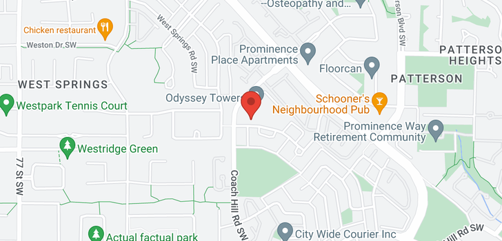 map of 143 10 Coachway Road SW